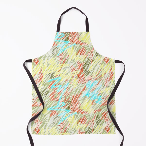 Item preview, Abstract Scribble Pattern – Colorful Hand Drawn Brush Strokes designed and sold by Skryp-art.
