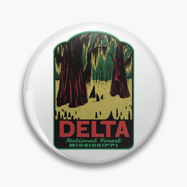 Item preview, Delta National Forest Mississippi Retro designed and sold by HalpinDesign.