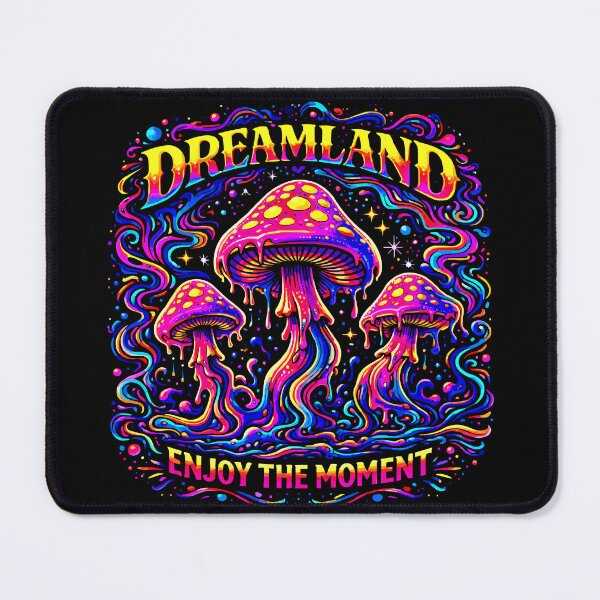 Item preview, Psychedelic Mushrooms T-Shirt – Dreamland Festival Graphic designed and sold by VikArtStudio.