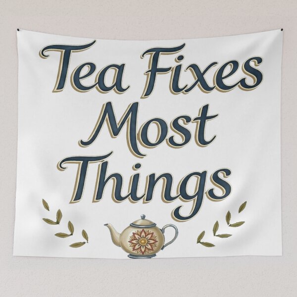 Item preview, Tea Fixes Most Things  designed and sold by designbywhacky.