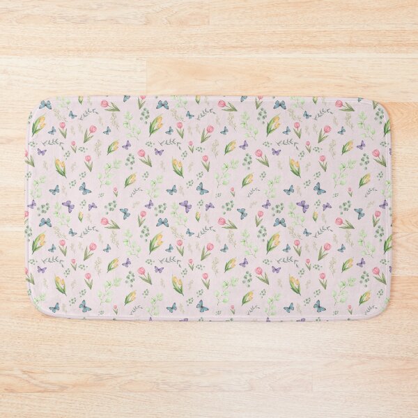 Item preview,  Minimal soft pink Botanical Seamless Pattern designed and sold by Formvia Studio.