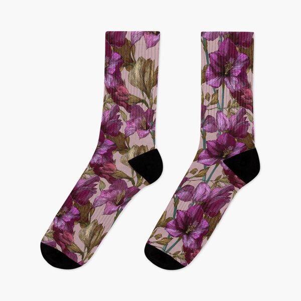 Item preview, Artistic Amaryllis Print - Hawaiian Flower Pattern   - Birthday Gifts For Dad designed and sold by RoyalStarsPatts.