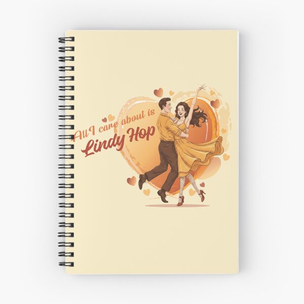 Item preview, All I Care About Is Lindy Hop Dancing Retro Heart designed and sold by Dinaelsherkawy.