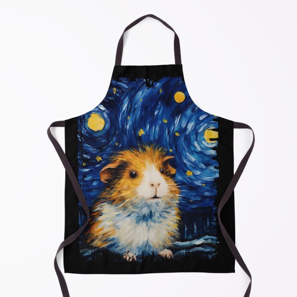 Item preview, Funny Guinea Pig Starry Night Illustration Mom Dad Kids designed and sold by rafaeltto.