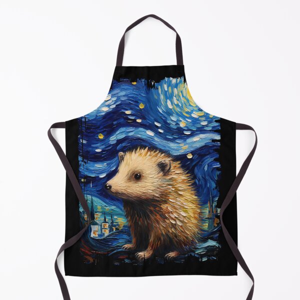 Item preview, Funny Hedgehog Starry Night Illustration Mom Dad Kids designed and sold by rafaeltto.