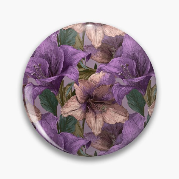 Item preview, Vibrant Amaryllis Floral  - Birthday Flower Pattern   - Birthday Gifts For Girlfriend designed and sold by RoyalStarsPatts.