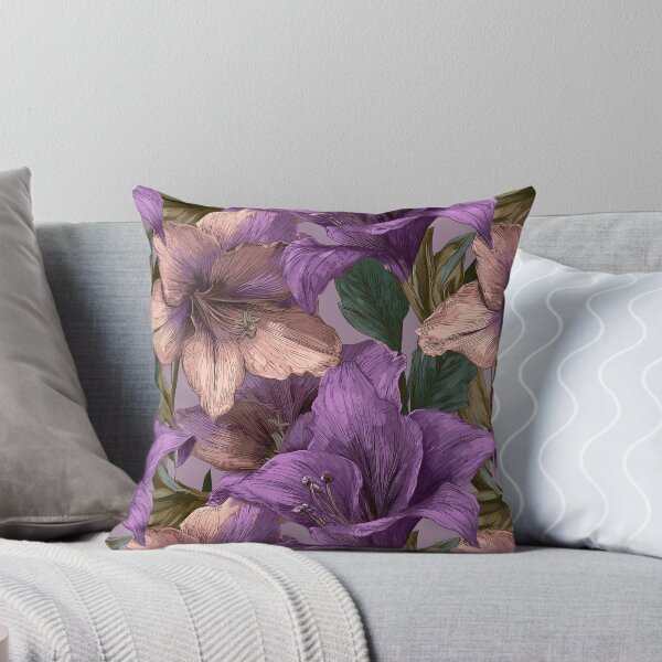 Item preview, Vibrant Amaryllis Floral  - Birthday Flower Pattern   - Birthday Gifts For Girlfriend designed and sold by RoyalStarsPatts.