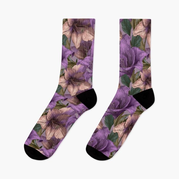 Item preview, Vibrant Amaryllis Floral  - Birthday Flower Pattern   - Birthday Gifts For Girlfriend designed and sold by RoyalStarsPatts.