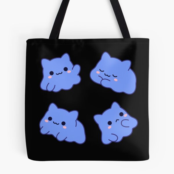 Item preview, Mochi Cute Kawaii Cat Octopus Blobs Set designed and sold by MimochiStudio.