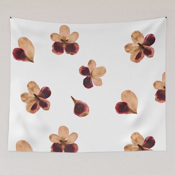 Item preview, Pressed Pansy Flowers Botanical Floral Design designed and sold by PnrArtDesign.