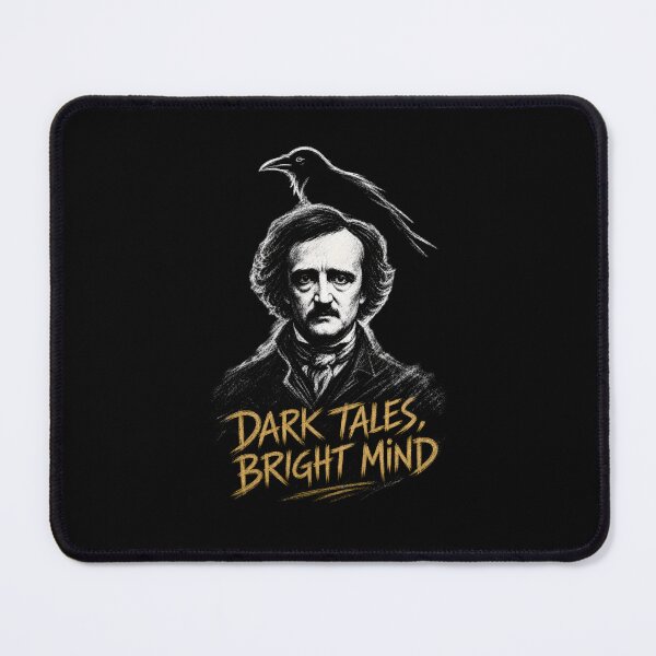 Item preview, Dark Tales Bright Mind Edgar Allan Poe Sketch Art designed and sold by Fenay Designs.