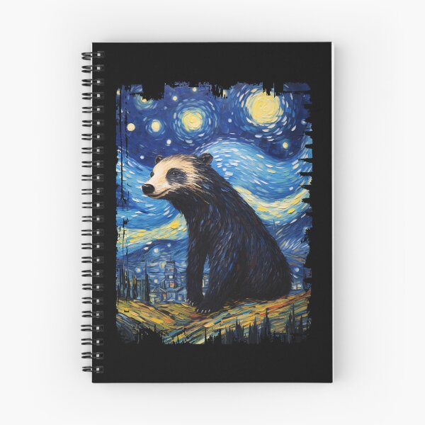 Item preview, Funny Honey Badger Starry Night Illustration Mom Dad Kids designed and sold by rafaeltto.