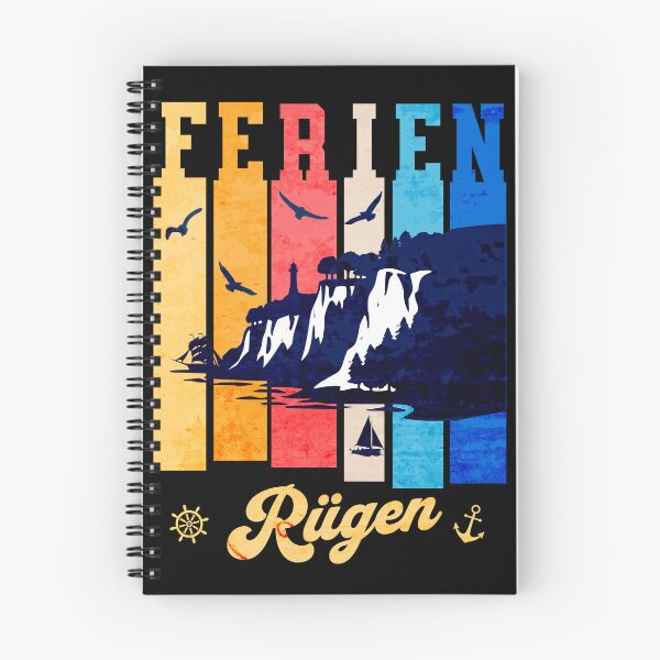 Item preview, HOLIDAYS Rügen Island Baltic Sea Retro Vintage Design designed and sold by HoshisWorld2018.