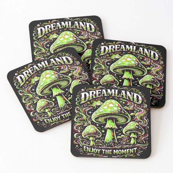 Item preview, Trippy Mushroom T-Shirt – Dreamland Surreal Psychedelic Art designed and sold by VikArtStudio.