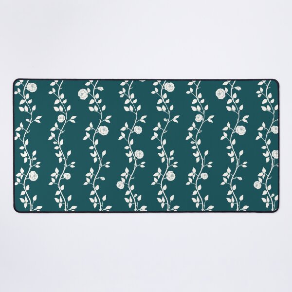 Item preview, English Garden Roses Peacock Blue Pattern designed and sold by Little Wimbly.