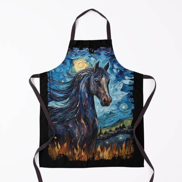 Item preview, Funny Horse Starry Night Illustration Mom Dad Kids designed and sold by rafaeltto.