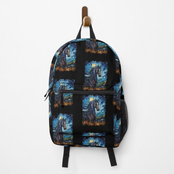 Item preview, Funny Horse Starry Night Illustration Mom Dad Kids designed and sold by rafaeltto.