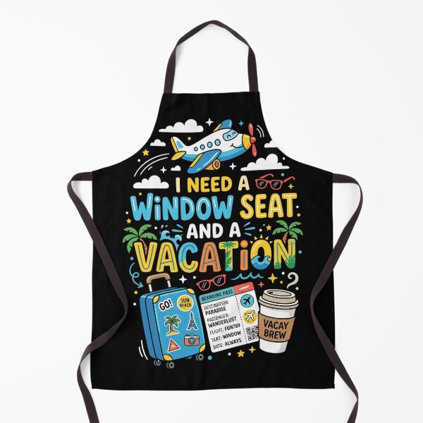 Item preview, I Need a Window Seat and a Vacation designed and sold by Ar0undTheW0rld.
