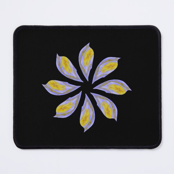 Item preview, Yellow and blue mandala designed and sold by Meo Design.