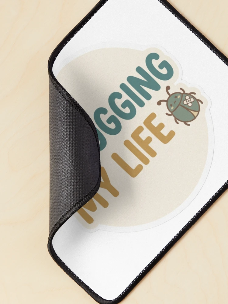 Thumbnail 2 of 5, Mouse Pad, Debugging My Life designed and sold by CtrlZHumor.