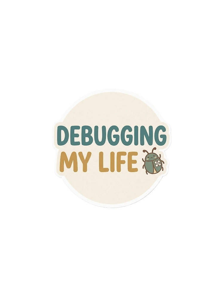 Thumbnail 3 of 3, Scarf, Debugging My Life designed and sold by CtrlZHumor.