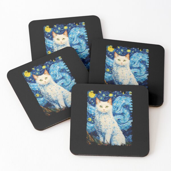 Item preview, Funny Khao Manee Cat Starry Night Illustration Mom Dad Kids designed and sold by rafaeltto.