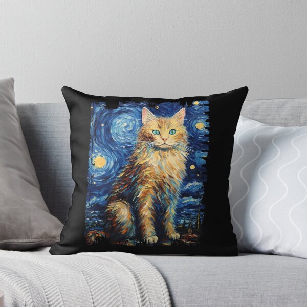 Item preview, Funny Laperm Cat Starry Night Illustration Mom Dad Kids designed and sold by rafaeltto.