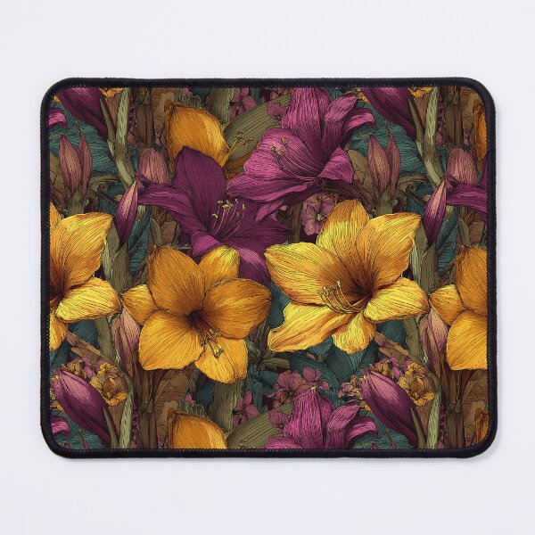 Item preview, Exotic Amaryllis Print - Birth Flower Pattern - Birthday Gifts For Mom designed and sold by RoyalStarsPatts.