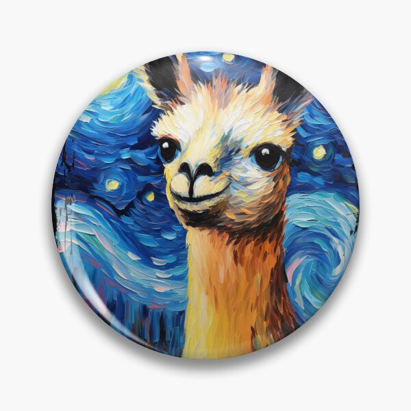 Item preview, Funny Llama Starry Night Illustration Mom Dad Kids designed and sold by rafaeltto.
