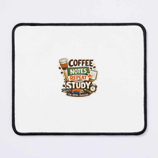 Item preview, Coffee Notes Repeat Study Sticker designed and sold by NovaSticker Studio.