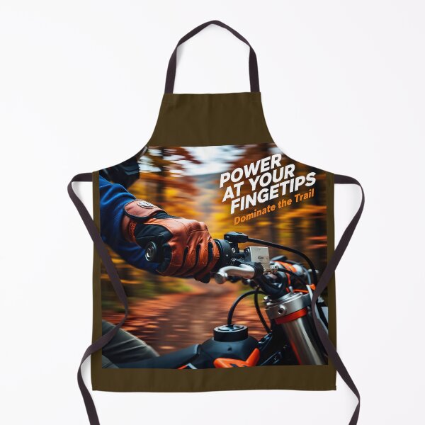 Item preview, Tactical Motocross Handlebar Grip Poster | Orange Dirt Bike Throttle Action & Cycle Repair Shop Wall Art designed and sold by Creative-RE.