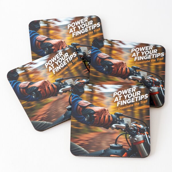 Item preview, Tactical Motocross Handlebar Grip Poster | Orange Dirt Bike Throttle Action & Cycle Repair Shop Wall Art designed and sold by Creative-RE.