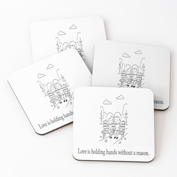 Item preview, Love Is Holding Hands For No Reason designed and sold by mtltpz.