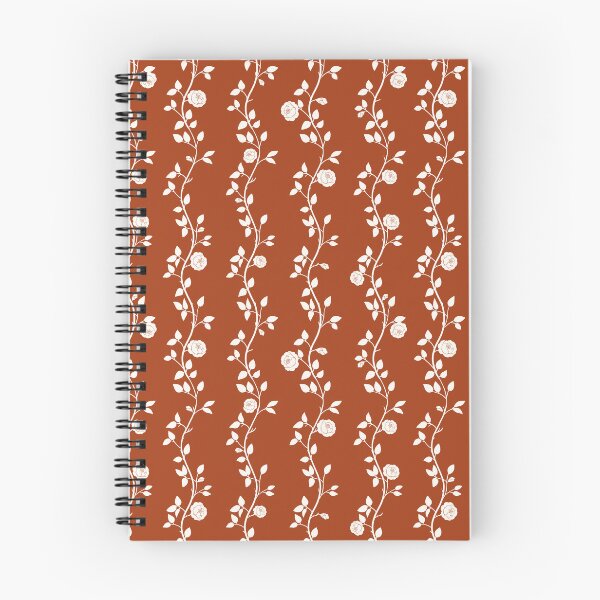 Item preview, English Garden Roses Rust Cottagecore Pattern designed and sold by Little Wimbly.
