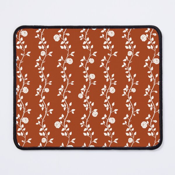 Item preview, English Garden Roses Rust Cottagecore Pattern designed and sold by Little Wimbly.