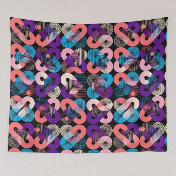 Item preview, abstract illusion pattern designed and sold by WellN.