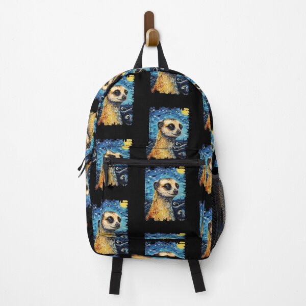 Item preview, Funny Meerkat Starry Night Illustration Mom Dad Kids designed and sold by rafaeltto.