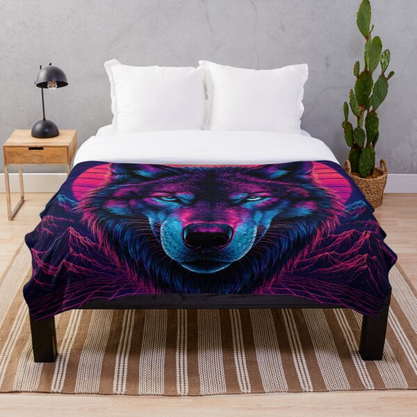 Artikelvorschau, Retro Wolf entworfen und verkauft von diamdesign.