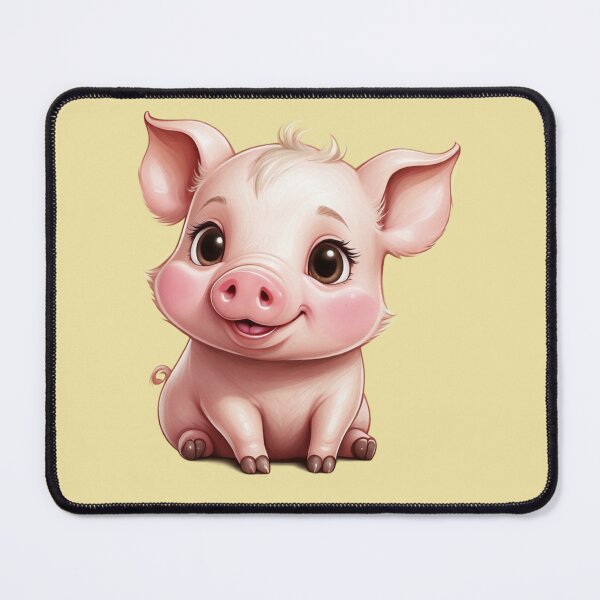 Item preview, Cute cartoon piggy. designed and sold by NewtBoo.