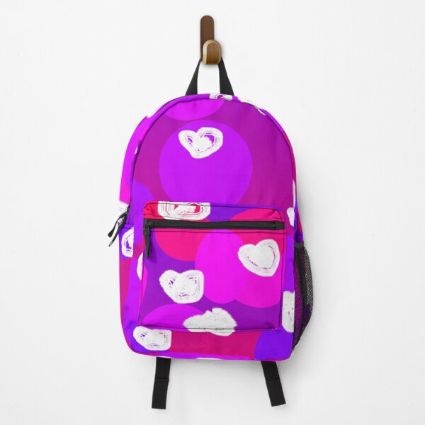 Item preview, Purple and pink abstract design with hearts designed and sold by Dniprianka.