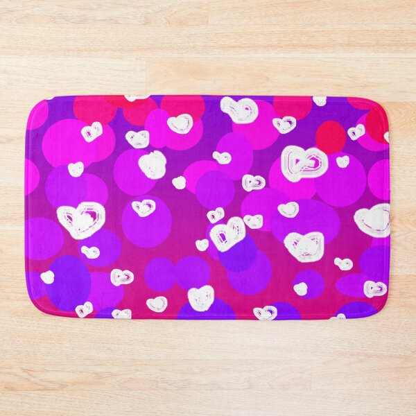 Item preview, Purple and pink abstract design with hearts designed and sold by Dniprianka.