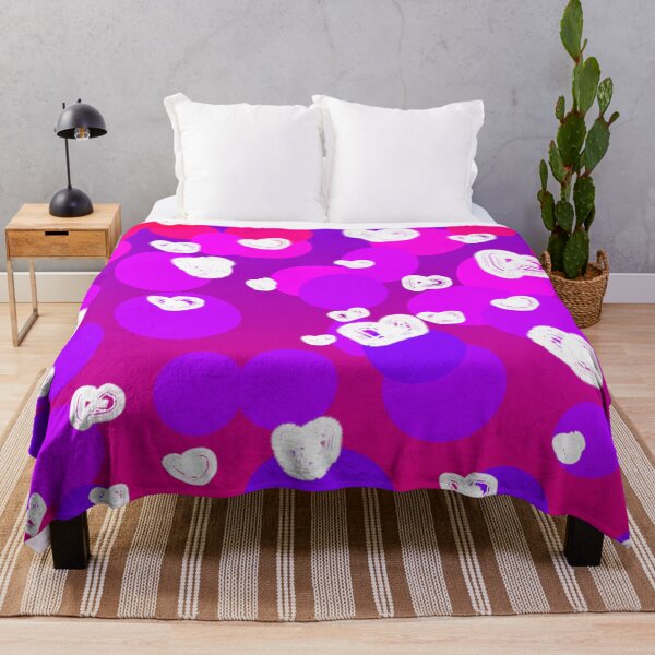 Item preview, Purple and pink abstract design with hearts designed and sold by Dniprianka.