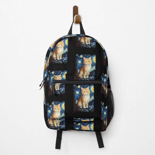Item preview, Funny Munchkin Cat Starry Night Illustration Mom Dad Kids designed and sold by rafaeltto.