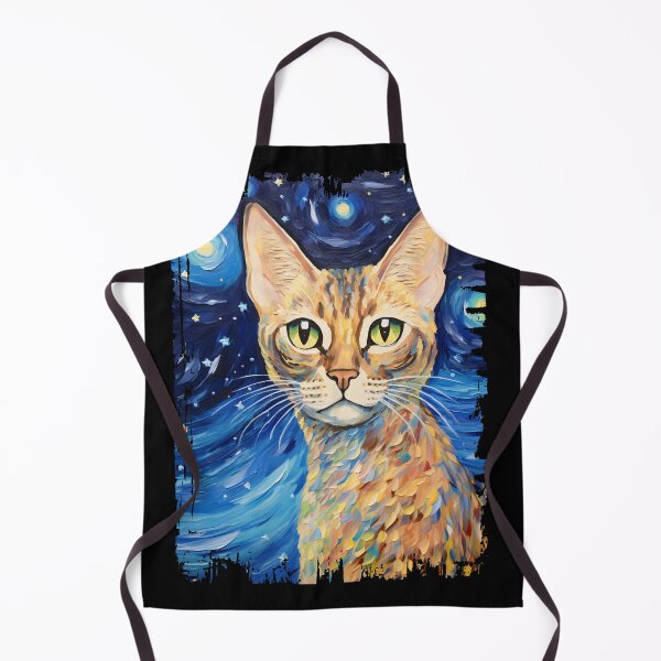 Item preview, Funny Ocicat Cat Starry Night Illustration Mom Dad Kids designed and sold by rafaeltto.