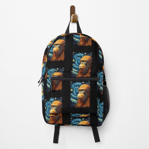 Item preview, Funny Orangutan Starry Night Illustration Mom Dad Kids designed and sold by rafaeltto.