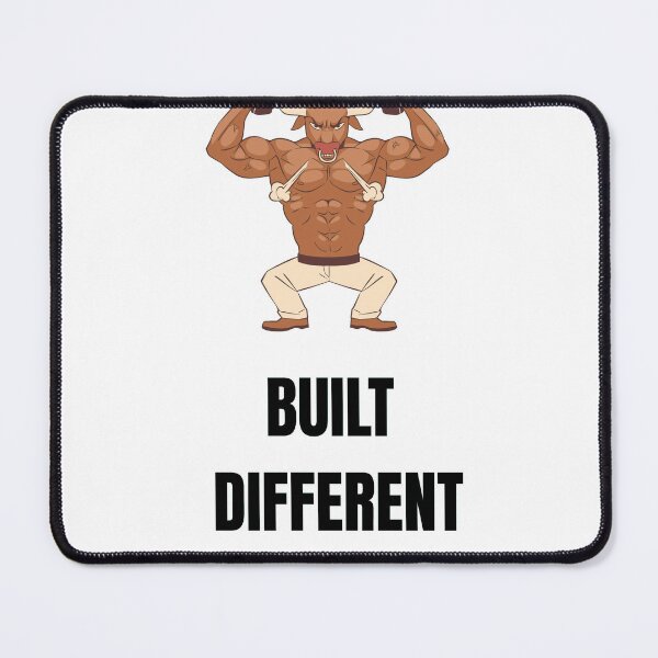 Item preview, BUILD DIFFERENT Gym and motivation  designed and sold by DailyQuestPrint.