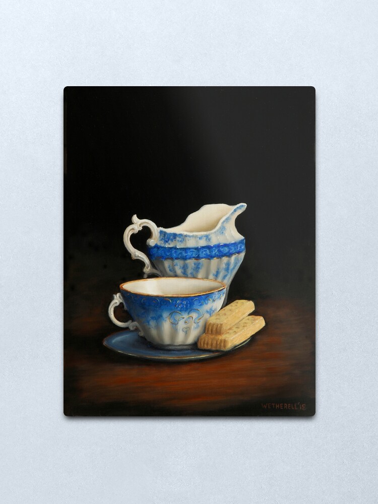 Alternate view of Afternoon Tea Metal Print