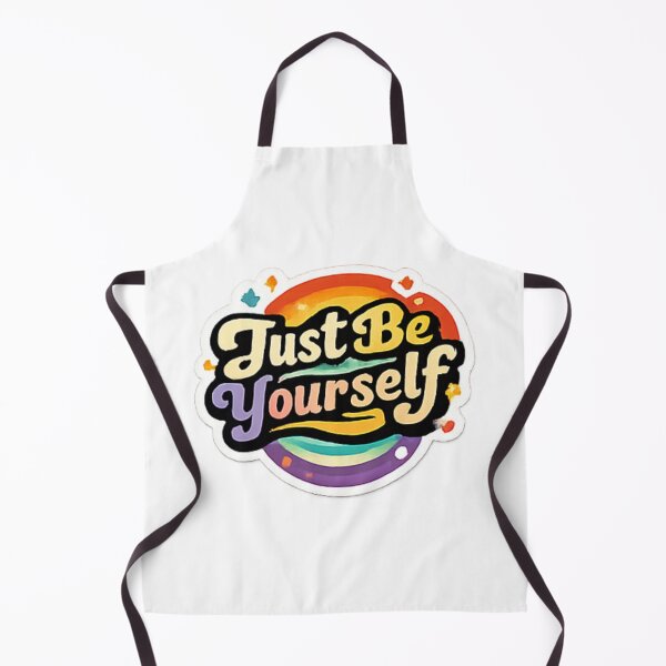 Item preview, Colorful Just Be Yourself Typography Sticker designed and sold by _Stickora_.