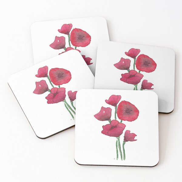 Item preview, Bright Red Poppies designed and sold by meant4amoment.