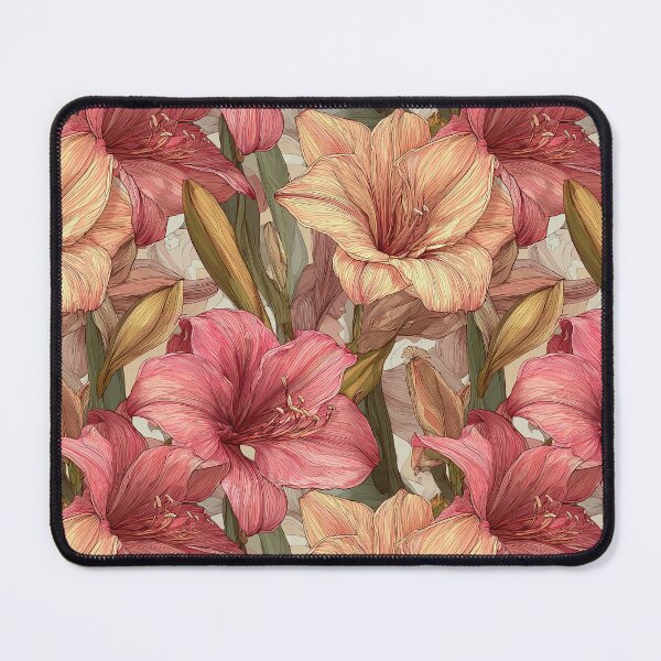 Item preview, Exotic Amaryllis Print - Birthday Flower Pattern - Christmas Gifts For Her designed and sold by RoyalStarsPatts.
